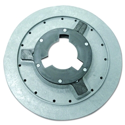 Mercury 1505 14-inch bristle pad driver with riser and universal clutch plate for rotary floor machines