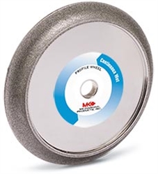 MK Diamond MK-275 8-inch - 45 deg Bevel Electroplated profile wheel for marble, Tile-Stone Profiling # 154027