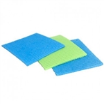 Casabella Sponge Cloth Blue, Green Assorted 3 pack