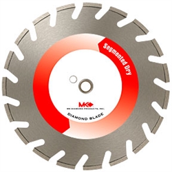 MK Diamond MK-414DSP 12-inch Premium Grade Wide-Slot Blade for Hard Brick, Masonry Blade # 155893