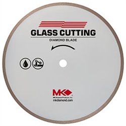 MK Diamond MK-215GL 8-inch Premium Grade Metal Bond Blade for Glass , Glass Blade # 155949