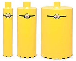 MK Diamond MK Yellow 3-inch (76mm) Standard Grade Core Bit for Concrete & Asphalt, Coring Drilling # 156328