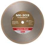 MK Diamond MK-303 7-inch (178mm) Professional Continuous Rim Lapidary Blade, Lapidary Blade # 156722