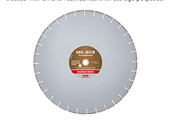 MK Diamond MK-303 18-inch (457mm) Professional Segmented Rim Lapidary Blade, Lapidary Blade # 156729