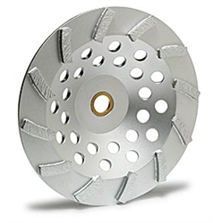MK Diamond MK-504CG-1 4-1/2-inch (114mm) 5/8-inch-11 Nut Supreme Grade Turbo Single Row Cup Wheel, Floor Prep Cup Wheel # 158699