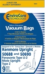 Kenmore Repl. Paper Bag 50688 W/Closure (9 Pk) Envirocare 159-9