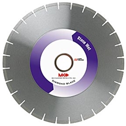 MK Diamond MK-62MSL 20-inch (508mm) x .140-inch Premium Grade Silent Core Wet Cutting Marble Blade, Tile-Stone Blade # 159273