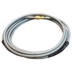 Hydro-Force Hydro-Coil Solution Hose with Quick Connects, 1/4" X 25', Gray, 1625-2417