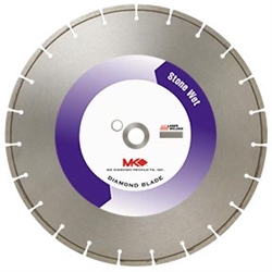 MK Diamond MK-62Q 20-inch (508mm) Segmented Rim Wet Cutting Blade for Quartz, Volcanic Rock and Marble, Lapidary Blade # 166325
