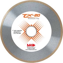 MK Diamond TX-20 Premium Grade Tile Blade, Tile-Stone Blade # 166966