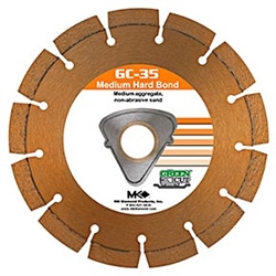 MK Diamond GC-35 8-inch (203mm) Early Entry Blade for Medium Aggregate, Concrete Blade # 171962