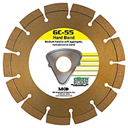 MK Diamond GC-55 13-1/2-inch (340mm) Early Entry Blade for Medium/Soft Aggregate, Concrete Blade # 171972