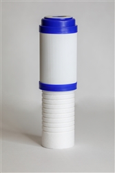 Tucker 20025-26 2.5 by 10 inch sediment and carbon combo filter for water-fed pole window cleaning systems