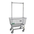 R&B Wire Antimicrobial Mega Capacity Laundry Cart (Big Dog) w/ Double Pole Rack # 201H56/ANTI