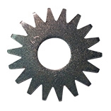 EDCO 20236 18-point pointed steel scarifier cutter for the CPL-8 6-shaft Crete-Planer drum