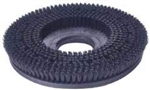 Mercury 2104 19-inch gray polypropylene scrub brush with Type B 92 clutch plate for 21-inch floor machines