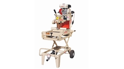 EDCO BB-14 14-inch electric masonry saw 22300 with folding stand for brick block and pavers