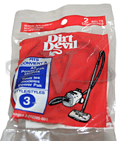Royal Belt Can Vacuum Dirt Devil PLS #3 2 Pack