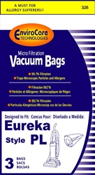 Eureka Replacement Paper Bag Style PL (3 Pk) 326