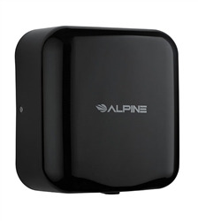 Alpine 400-10 110V Hemlock High Speed 10 second Automatic Sensor Commercial Hand Dryer, Surface Mount-Black