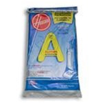 Hoover 4010100A genuine Type A allergen filtration vacuum bags three pack for Elite and Convertible uprights