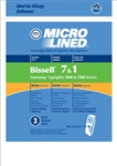 Bissell Paper Bag Style 1 Micro Lined 3 pack DVC Replacement