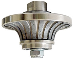 MK Diamond MK-480SDR - Half Bullnose (B) 3-1/2-inch x 15mm Radius, Tile-Stone Profiling # 480015-18