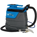 Sandia 50-4100-SS 3-gallon SUPER spot extractor with built-in heater, 100 PSI pump, 4-inch hand tool, and 10 ft hose set