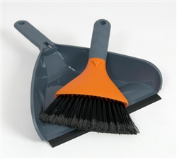 Casabella Dustpan Set Medium Blue and Yellow