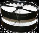 Hoover S3765 final HEPA exhaust filter, part 59134050, for bagless WindTunnel canister vacuums to trap fine dust and allergens