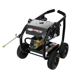 SIMPSON SuperPro Roll-Cage 3600 PSI at 2.5 GPM KOHLER CH270 with AAA Triplex Plunger Pump Cold Water Professional Gas Pressure Washer, Model # SW3625KADS