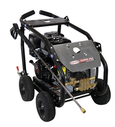 SIMPSON SuperPro Roll-Cage 4400 PSI at 4.0 GPM HONDA GX390 with AAA Triplex Plunger Pump Cold Water Professional Belt Drive Gas Pressure Washer, Model # SW4440HCBDM