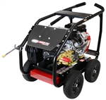 SIMPSON SuperPro Roll-Cage 4000 PSI at 5.0 GPM VANGUARD with COMET Triplex Plunger Pump Cold Water Professional Gear Drive Gas Pressure Washer, Model # SW4050VCGL