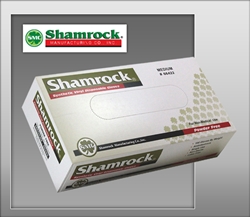 Shamrock 66000 Series Industrial Vinyl Disposable Gloves, Clear, Powder-Free, Smooth, Large (10 boxes of 100)