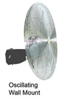 Airmaster Fan 71583 Commercial, 24" Oscillating Wall Mount #CA24OW