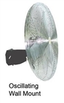 Airmaster Fan 71583 Commercial, 24-inch Oscillating Wall Mount #CA24OW