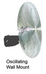 Airmaster Fan 71583 Commercial, 24" Oscillating Wall Mount #CA24OW