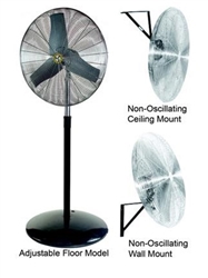 Airmaster Fan 71761 Industrial Non-Oscillating 24-inch, #UPI-24PA2A