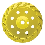 EDCO 72030 7-inch 17-segment dry diamond cup wheel for TMC-7 concrete grinder