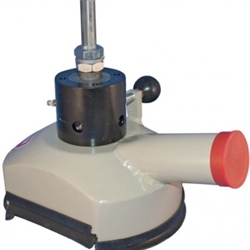 EDCO 72313 TMC-7 7-inch turbo grinder flex-head assembly with cropped shroud for edge work and tight surface-prep applications
