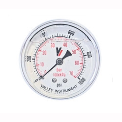 Sandia 80-0059 500 psi pressure gauge for Sandia Sniper carpet extractor pump