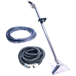 Sandia 80-0500-50 carpet extractor hose and wand kit with 50-foot vacuum hose, 50-foot solution hose, and dual-jet aluminum cleaning wand