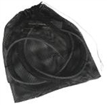 Sandia 80-0510 black mesh utility bag 24 by 36 inches for carpet cleaning tools hoses and accessories