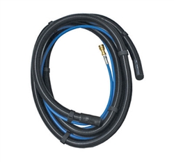 Sandia 80-8011 15 foot vacuum and solution hose assembly with 1-1/4-inch straight cuffs for Sandia spot extractors
