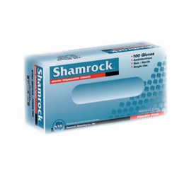 Shamrock 80000 Series Industrial Nitrile Gloves, Fully-Textured, Blue, Powder-Free, Medium (100 per Box)