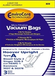 Envirocare 809 Hoover Type A replacement microfiltration vacuum bags 3 pack for Hoover upright vacuums