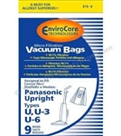 Panasonic Repl. Style U/U3/U6 Paper Bag (9 Pk) Envirocare 816-9