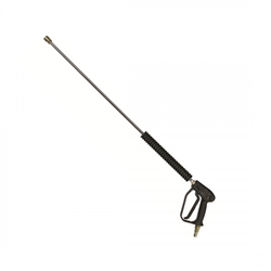 BE Pressure 85.205.026 36-inch pressure washer spray gun and wand assembly with quick-connect couplers for cleaning vehicles, siding, and decks