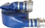 BE Pressure 85.400.085 two inch by 50 foot lay-flat water pump discharge hose kit with cam-lock fittings