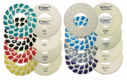 7-inch POLISHING KIT (includes 7-inch VHarr - 50, 120, 220, 400, 800,1800, 3500, Buff & Foam Head)